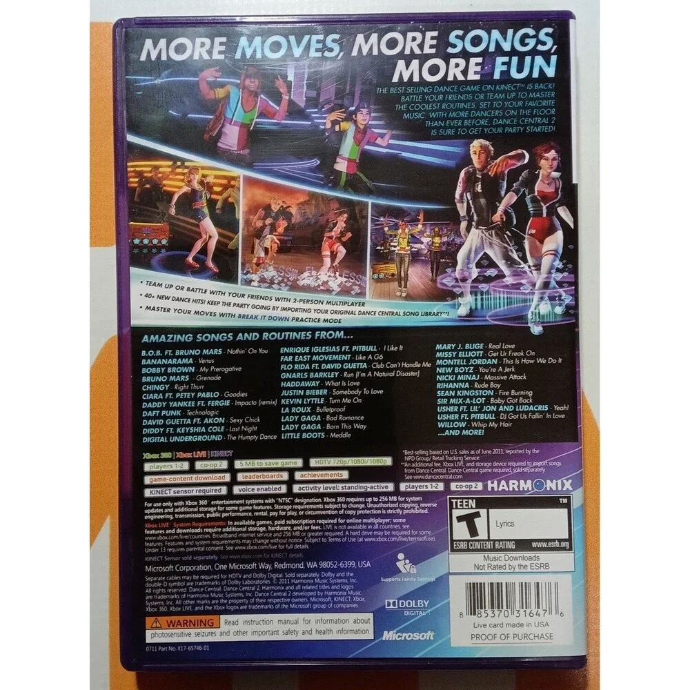 Dance Central 2 (Xbox 360)